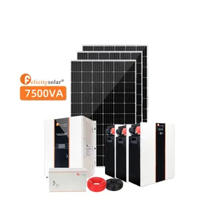 Felicity solar 7.5KW Complete off Grid Solar Systems assurance new long life solar system for home gen and TV