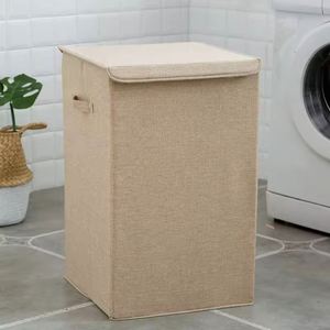 <b>Rectangle</b> Collapsible Fabric Laundry <b>Bins</b> for Bedroom Bathroom or Dorm Use for Clothes Toys Bedding Storage - Product Image 3
