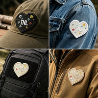 Patch brodé personnalisé de qualité supérieure avec monogramme en lettres d'alphabet, initiales en script, bordure brodée
