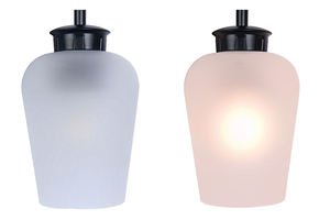 Lampes murales modernes pour salon, design et dessin lumineux, 2700K, corps en métal et verre, commande par interrupteur - Product Image 6