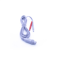 Kabel Elektroda Fisioterapi Medis 2 Pin Satu Ke Dua Soket Terbalik Plasma Peralatan Terapi Kabel Harness Produsen OEM