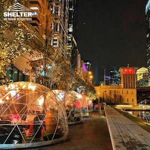 Glamping PVC iglú Cúpula Carpa tente iglú transparente <span class=keywords><strong>Iglu</strong></span> zelt - Product Image 4