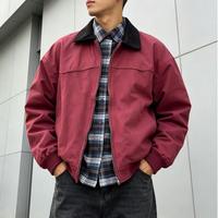 Veste bomber rétro américaine pour homme, veste d'hiver sur mesure