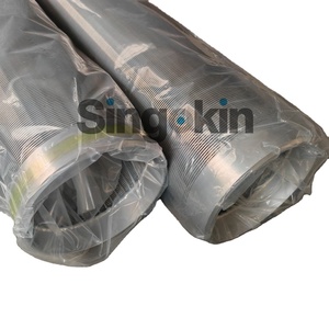 Filtres et gaines <span class=keywords><strong>Johnson</strong></span> en fil en V en acier inoxydable haute résistance à la compression pour puits d'eau, taille personnalisable - Product Image 1