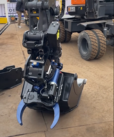 Rotateur hydraulique universel à inclinaison rapide avec grappin pour engins de 5 à 8 tonnes
