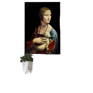 Célèbre peinture de Léonard de Vinci peinte à la main moderne décorative huile toile <span class=keywords><strong>affiche</strong></span> pour chambre ou salon mur Art - Product Image 5