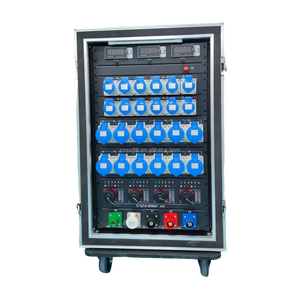 Hecho en China 400a Camlock entrada y salida 30 vías eléctrico impermeable Socapex etapa 3 fase Power Distro caja de distribución - Product Image 4