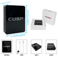 CUSP Car Play AI Box Android 8 Núcleos 4G+64G+4G SIM Google Play Store Youtube Inalámbrico Car Play Android Auto Box GPS Adaptador de Video