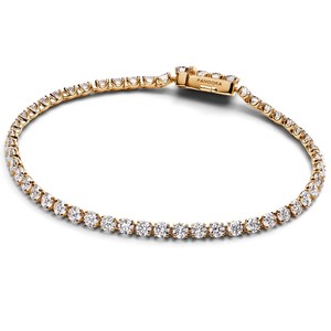 Braccialetto di vendita a caldo di diamanti a forma di cuore in <span class=keywords><strong>argento</strong></span> rame bianco <span class=keywords><strong>personalizzato</strong></span> e alla moda - Product Image 5