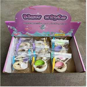 Juguete Antiestrés de Caracol Marino con Ojos de Gato, Bola Blanda para Apretar, Huevo de Codorniz, para Niños de 5 a 7 Años, Juguete para Aliviar el Estrés para Niños y Niñas - Product Image 6