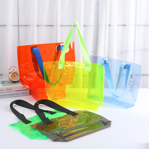 High Quality Plastic Clear Hand <b>Bag</b> Accept OEM &ODM Transparent Custom Tote <b>Bag</b> for Promotion - Product Image 2