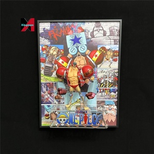 ภาพวาดนามิขนาด40*30ซม. มาใหม่สำหรับตกแต่งกรอบรูปอนิเมะหนึ่งชิ้นกรอบรูปเอซภาพวาด<span class=keywords><strong>3D</strong></span> สร้างสรรค์สำหรับการตกแต่งศิลปะผนังห้องนั่งเล่น - Product Image 4