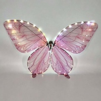 Avion papillon bionique LED translucide personnalisé pour mariage, banquet, spectacle de nuit sur scène