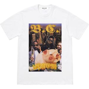 T-shirt girocollo a maniche corte con stampa fragola, collezione estiva SUP Streetwear, collaborazione Rapper Edison <span class=keywords><strong>Chen</strong></span> - Product Image 5