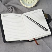 Journal personnalisé avec logo, format A5, en cuir PU, avec serrure, journal vintage, carnet avec mot de passe, format A6, avec stylo, organiseur pour hommes et femmes