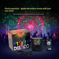 Lumière laser disco pour fête, projecteur à faisceau stroboscopique, lumière d'ambiance pour Noël, KTV, club