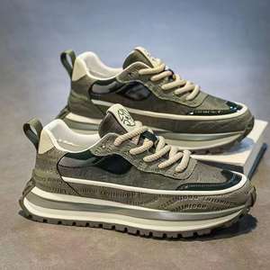 Zapatos Deportivos Ligeros Antideslizantes, Transpirables, con Suela Gruesa, Casuales, de Alta Elasticidad, Resistentes al Desgaste, Suaves, para Correr y Caminar - Product Image 1