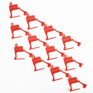 Z TOWER Plastic Security Padlock Seals <strong>Electric</strong> <strong>Meter</strong> Seals Numbered Security <strong>Tags</strong> - Product Image 1