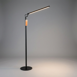 Minimalist Black Metal Floor Lamp LED Adjustable Height Touch Control Warm Black 3500K <b>Indoor</b> <b>Lighting</b> - Product Image 1