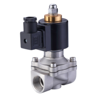 Válvula Solenoide de Acero Inoxidable Normalmente Cerrada 2W200-20, 12V 24V, Arranque a Presión Cero RFS para Aire/Agua/Aceite/Gas