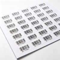 Etiquetas de Rollo de Código de Barras Personalizadas Haoxuan, Papel Térmico Directo, Impresión de Alta Velocidad, Adhesivos para Rastreo de Productos