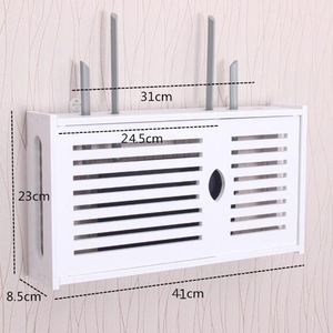 <span class=keywords><strong>Caja</strong></span> <span class=keywords><strong>de</strong></span> Almacenamiento para <span class=keywords><strong>Router</strong></span> Wifi, Soporte <span class=keywords><strong>de</strong></span> Pared <span class=keywords><strong>de</strong></span> PVC, Estante Colgante, Precio <span class=keywords><strong>de</strong></span> Fábrica - Product Image 2