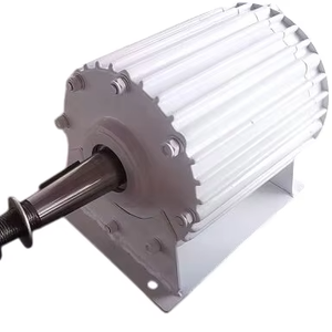 เครื่องกำเนิดไฟฟ้าแม่เหล็กประสิทธิภาพสูง 100W-1KW เสียงเบา ส่งออกได้ดีที่สุด สำหรับระบบลม/พลังงานแสงอาทิตย์/พลังน้ำ L 1KW สำหรับใช้ในครัวเรือนขนาดเล็ก PMG - Product Image 2