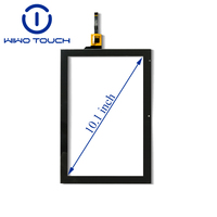 Módulo de Pantalla Táctil LCD Pequeño de 0.96-10.1 Pulgadas, Panel de Pantalla de 10 Pulgadas Negro, Panel Táctil Capacitivo con Protección Antihuellas