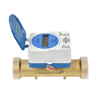 Compteur d'eau intelligent à ultrasons DN40 LORAWAN, très demandé, débitmètre électronique à ultrasons, alimentation par batterie, compteur d'eau prépayé IN865