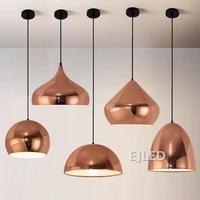 Luminaire suspendu en cuivre, lustre moderne nordique pour salon, chambre à coucher, salle à manger, restaurant, modèle MK0139
