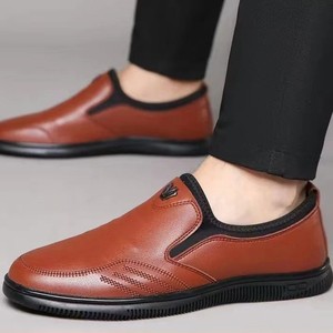Zapatillas Casuales de Hombre Estilo Oxford Langge PU, Mocasines Baratos con Forro de Malla, Zapatos de Vestir para Caminar - Product Image 4