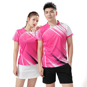 Maglia traspirante personalizzata da ping pong gonna da pallavolo uniforme nazionale di Badminton e Set corto per gli uomini delle donne - Product Image 1