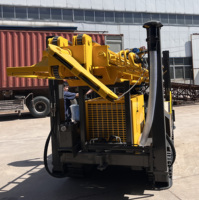 Machine de forage d'eau, forage de puits d'eau, vente chaude, machines de forage de puits hydrauliques diesel de 280 m pour puits d'eau