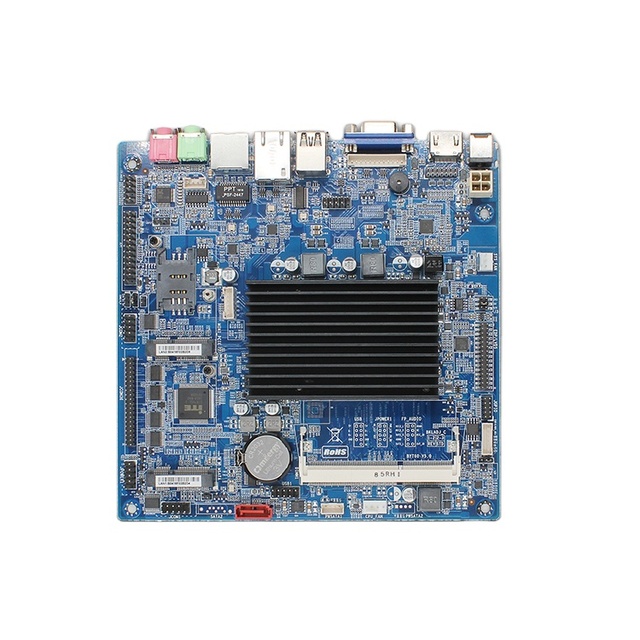 Intel Celeron J1900 Cpu and Motherboard 4Cores 2.42GHz Single DDR3L RAM MSATA SSD Industrial Mini ITX Motherboard With LVDS/eDP