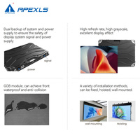 Écran LED intérieur à pas de pixel fin P1.2 P1.5 P1.8 P2, taux de rafraîchissement élevé, affichage vidéo 4K8K pour aéroport et écran d'accueil