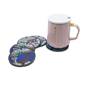 Posavasos Metálico Decorativo de Aleación de Zinc de Alta Calidad con Esmalte Suave Epóxico, Regalo de Aniversario, Recuerdo, Decoración para el Hogar - Product Image 5