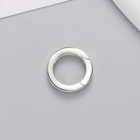 Fermoir à ressort en argent sterling 925 - Solution de fixation polyvalente, durable et sécurisée pour bracelets, colliers et chaînes