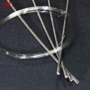 حبل من أسلاك الفولاذ المقاوم للصدأ الصف ، 7x7 7x19 بطول مخصص ولوازمها ؛ الفولاذ الصناعي المحترف ISO laif - Product Image 5