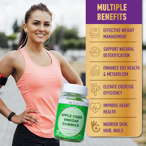 เยลลี่น้ำส้มสายชูแอปเปิ้ลไซเดอร์สำหรับผู้ใหญ่สารสกัดจากผงทับทิมจากสมุนไพรธรรมชาติ - Product Image 3