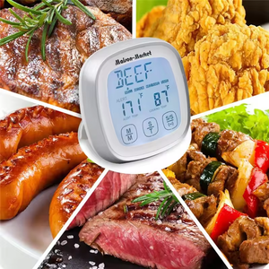 Termometro Digitale per Carne con Sonda, Grande Display LCD Touchscreen, Timer e Allarme, Certificazione FDA per Carne e Liquidi - Product Image 6