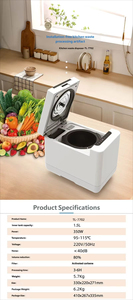 เครื่องย่อยขยะอาหารไฟฟ้าขนาด 1.5 ลิตร 350 วัตต์ แบบเงียบสำหรับใช้ในครัวเรือน  ระบบย่อยแบบแบทช์ ประหยัดพลังงาน - Product Image 5