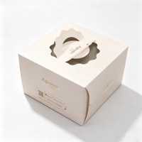 Boîte à gâteau en papier recyclable, écologique, en carton, emballage pour gâteau, impression personnalisée pour boulangerie, vente en gros