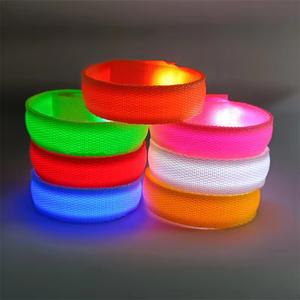 Halloween <b>LED</b> <b>Light</b> up Bracelets for Kids Adults <b>Led</b> Glowing Flashing Arm Wristbands - Product Image 3