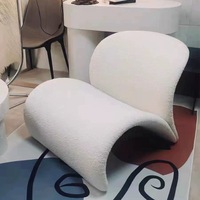 Chaise de canapé de luxe moderne chaise de salon d'appartement créative de style nordique chaise de loisirs de conception créative minimaliste de balcon