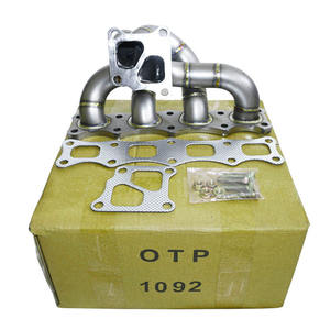 ท่อไอเสีย OTP สแตนเลส 304 สำหรับรถยนต์มิตซูบิชิ* <span class=keywords><strong>Evo</strong></span> X <span class=keywords><strong>Evo</strong></span> <span class=keywords><strong>10</strong></span> 4B11 ท่อไอเสียแบบท่อ <span class=keywords><strong>RS</strong></span> Manifold - Product Image 1