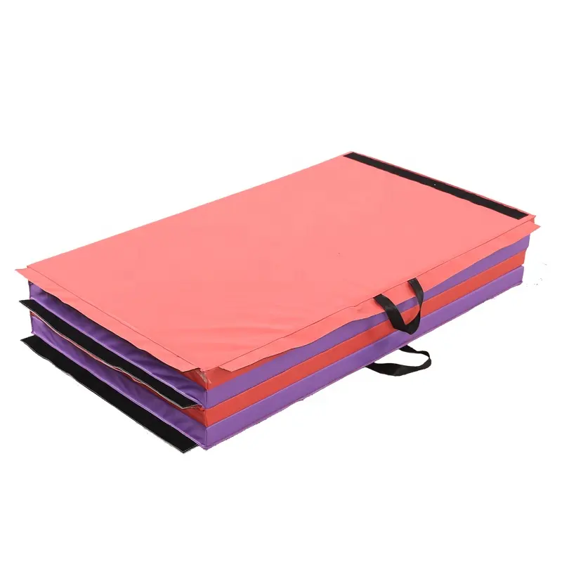 Factory Direct Sell Customized Color 4 Fold High Rebound Exercise Fitness Workout Sports Tumbling Gymnastics Mat