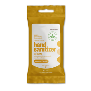 OEM Lingettes désinfectantes hypoallergéniques pour le nettoyage des mains à la lavande biologique et à l'aloès - Product Image 2