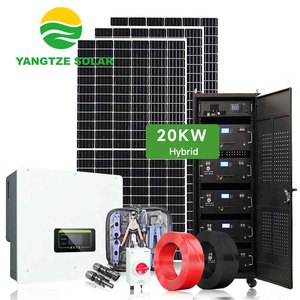 Sistema Híbrido de Red de 20kW que Ofrece Suministro Eléctrico Confiable Mediante el Equilibrio entre la Energía Autogenerada y la Respaldo de la Red - Product Image 1