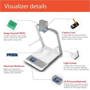8/13 milioni di Pixel ad alta risoluzione A4 CMOS pieghevole fotocamera documento mini Scanner a buon mercato parete display montato per la scuola - Product Image 6
