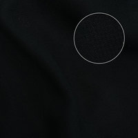 Tissu Abaya noir en crêpe extensible Tiktok Zoom Nida, 98% polyester, 2% élasthanne, pour robe de femme musulmane